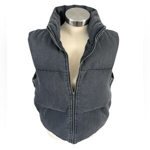 Black Quilted Puffer Vest